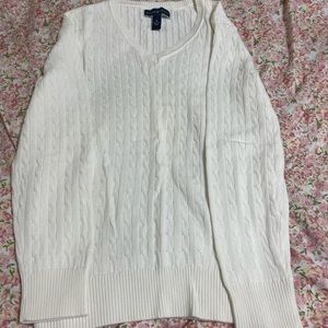 karen scott long sleeve sweaters.  Size M